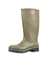 Servus MAX 15" PVC Chemical-Resistant Soft Toe Men's Work Boots, Olive, Green & Brown (75120), Size 11