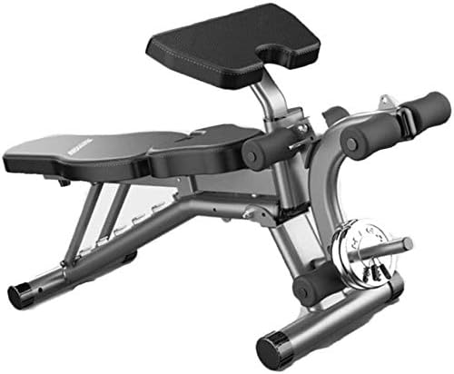 LAZ Sit Up Bench Adjustable Fitness Equipment Home Multi-Function Supine Board Fitness Chair Bench Press Dumbbell Bench Home Multi-Function Auxiliary Tools Supine Board Fitness Chair