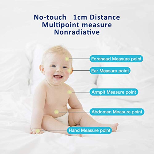 Thermometer for Fever - 2020 Upgrade Forehead Thermometer - Infrared Digital Thermometer Medical - Baby Infant Kids Adults Bathtub Object Room Temperature - Accurate Easy to Use - Thumbnail 6