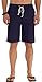 NITAGUT Men's Linen Casual Classic Fit Short Navy Blue S