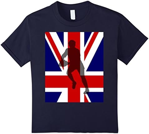 Kids British Rugby T Shirt 6 Navy