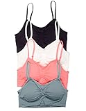 2 or 4 Pack Kalon Nylon Spandex Removable Pads Comfort Bras
