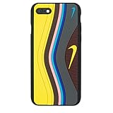 iPhone 3D Sean W/Undefeated Air Max 97 Shoe Case Official Print Textured Shock Absorbing Protective Sneaker Fashion Case (Yellow, iPhone 7/8)