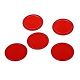SODIAL(R) 5Pcs 2 inch Mini Air Hockey Table Pucks 50mm Puck Children Table New