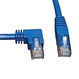 Tripp Lite Cat6 Gigabit Molded Patch Cable (RJ45 Left Angle M to RJ45 M) Blue, 5-ft.(N204-005-BL-LA)
