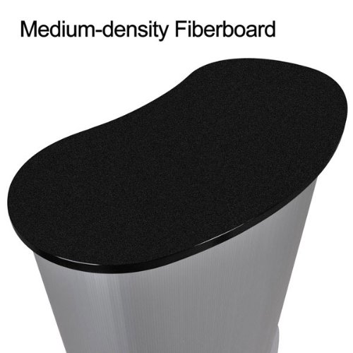 Portable Trade Show Podium Table Counter Stand Black - Thumbnail 6