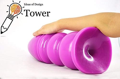 EELOVELY Excellent Comfort Extra Large Couple Massage Lifelike Mǎssager Soft Wand Toy - Purple EELOVELY