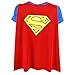 DC Comics Super Girl Royal V-Neck Caped Tee Juniors Costume Large