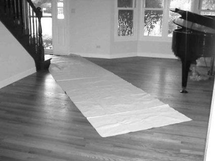 Rug Runner - Natural (Beige) Canvas, 4' x 15'