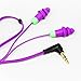 Plugfones Basic Earplug-Earbud Hybrid - Noise Reducing Earphones - Purple primary