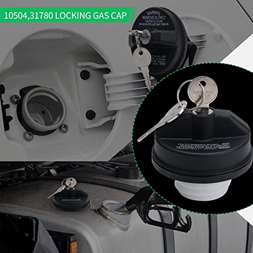 Locking Gas Cap, Lock fuel Cap Compatible with Toyota 4Runner, Buick, Honda, Lexus, Isuzu, Acura