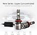 Auxbeam H11 Led Headlight Bulb Led Headlights with 2 Pcs of 70W 8000lm Super Bright LED Chips Conversion Kits F-T1 Series Single Beam with Temperature Control