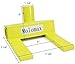 Pallet Buster | Deck Wrecker - Head Only - Best Wrecking Bar for Breaking Pallets - Steel Head - 2 Secure Locking Pins - Yellow - Molomax
