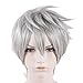 Xcoser Fmaous Film The Guardians Jack Frost Cosplay Short Silver Gray Wig