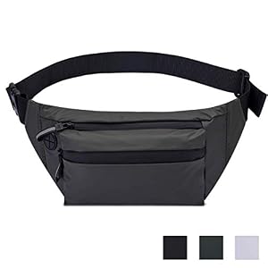 LIVACASA Sport Heuptas Waterbestendig Bumbags met Hoofdtelefoon Gat voor Vrouwen Mannen Fanny Pack Lichtgewicht…