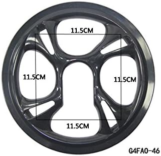 NiceDream68 Bicycle Bike Cycling Chainring Sprockets Cranksets Guard Protector 46T 4bolts-115mm - Black