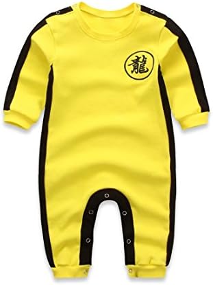 Hannah fit Infant and Toddler Bodysuit Footies, Lin Xiaolong with The paragraph (2-6 Months)