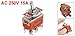 Uxcell a12110900ux0297 Toggle Switch, DPDT On/On 2 Position Latching, AC 250V, 15 Amp