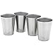 8 oz Stainless Steel Cups for Kids and Toddlers, Toxic-Free, Unbreakable, Heavy Duty, Premium Extra Thick 18/8 Steel, 4-Pack