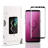 Galaxy S9 Plus Screen Protector, YISCOR S9 Plus Hard Tempered Glass [Case Friendly] 3D Curved HD Clear Anti-Scratch Anti-Fingerprint and Bubble Free for Samsung Galaxy S9+