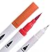 Dual Brush Pens - Water Based Art Markers - 16 Colors for Lettering, Coloring, Bullet Journal, Calligraphy - Colored Pens Set w/Fineliner Tip for Kids, Beginners & Adults. Includes 28-Page eBook