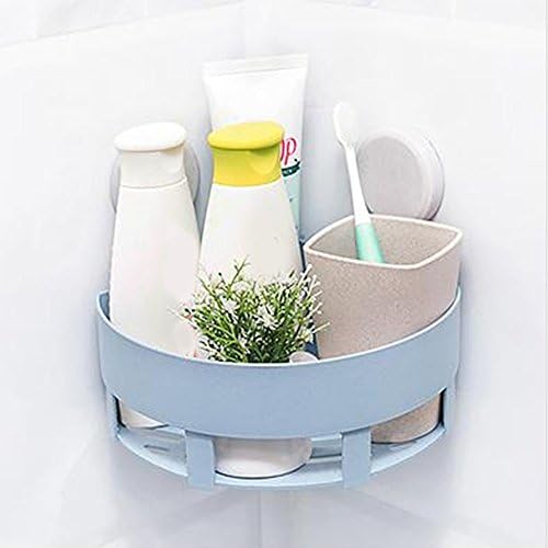 Plastic Suction Cup,Jessboy No Drilling Rack Holder Tray Premium Quality Bathroom Kitchen Corner Storage Rack Organizer Shower Shelf