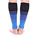 Doc Miller Compression Calf Sleeve for Men & Women, 20-30 mmHg Graduated Support, Knee High, Running, Shin Support, Calf Sleeves, Striped Design, 1 Pair