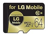 LG Mobile 64GB MicroSDXC Micro SD High Performance UHS-1/Class 10 Micro SD Micro SDXC up to 50MB/s Memory Card
