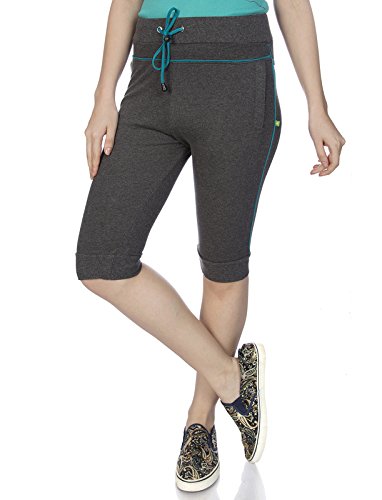 goldstroms women's solid polo yoga/sports capri