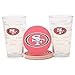NFL Pint Glass and Coaster Set (2 Pack)