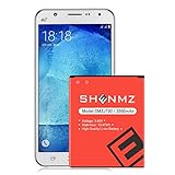 Galaxy J7 Battery, (Upgraded) 3500mAh SHENMZ Li-ion Replacement Battery for Samsung Galaxy J7 SM-J700 (2015 Ver) Samsung Galaxy J7 SM-J700 EB-BJ700BBC/ EB-BJ700BBU J700P J700T J700T1 J700M J700H