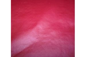 D&D FUTON FURNITURE Red Leather Look Vinyl Full Size Futon Mattress Covers for Mattress Sized 8" Thick X 54" W X 75" L.