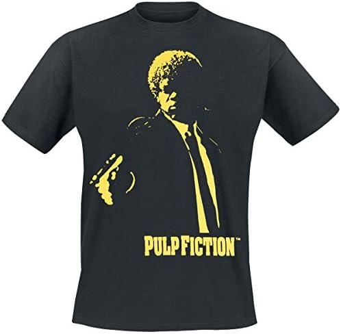 Official Mens Retro Pulp Fiction Jules Winnfield Print T-Shirt - Retro Movies