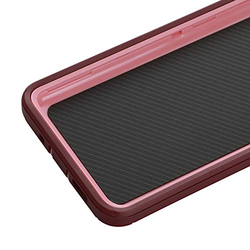 smartelf for Galaxy S20 Case,Shockproof Full Body Heavy Duty Case, Rugged Cover Drop-Proof Protective Tough Shell for Samsung Galaxy S20 5G-Dark Purple/Light Pink