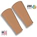 iM Sports SKINGUARDS Skin Protection Forearm Sleeves + Protects Aging or Thin Skin + UV Protection - Unisex + Made in USA - Suntan - Medium/Large - Pair primary