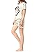 VENTELAN Women's Cute Owl Printed Sleepwear Pajama Sets Comfy Summer Shorts