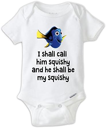 Juju Apparel Finding Nemo Baby Bodysuit, Dory Onesie Squishy (18 Months)