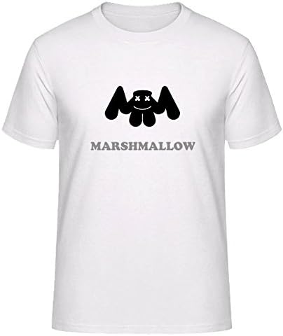 Marshmellow Super DJ (Disc Jockey) Bat Logo White Tshirt