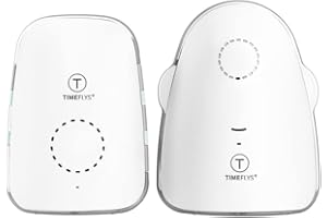 TimeFlys Digital Audio Baby Monitor Camry Rechargeable Battery USB Connection Paging Zero Emission at Night Mode Two Way Talk