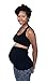 Belevation Maternity Belly Band - 4-Way Stretch Post Partum Belly Band For Lumbar & Back Support - Pregnancy Must Haves (Black-Small)