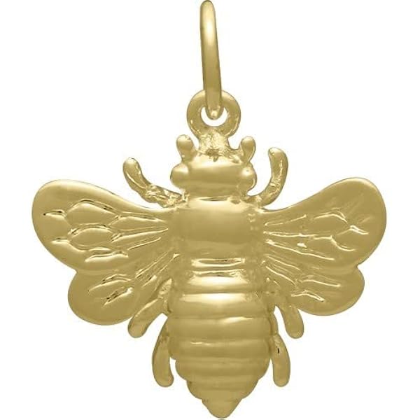 Amazon.com: Gold Bee Charm • Great for 