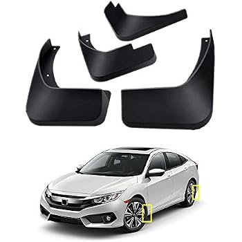 MOERTIFEI 4-Piece Car Mud Flap Set - ABS Plastic Splash Guards Compatible With 2011-2014 Chrysler 300 - View #2