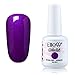 Elite99 Soak-off Gel Polish Lacquer Nail Art UV LED Manicure Varnish 15ml Pearl Purple 1338
