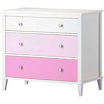 Amazon Com Efd Girls Chest Of Drawers For Bedroom 3 Storage