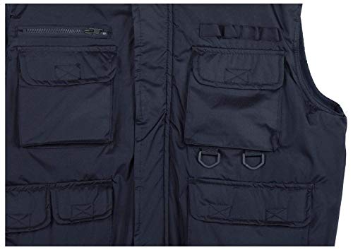 9 Crowns Men's Fishing Hunting Tactical Vest Essentials-Navy-XL - Thumbnail 5
