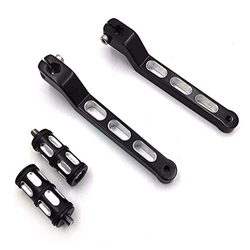 Golfire Motorcycle CNC Heel Toe Shift Levers w/Shifter Pegs Compatibility For Harley Touring Softail Trike