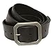 Seattle Men's Full Grain Leather Casual Jean Belt Solid Brass Buckle 1-1/2"wide