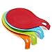 Annstory Spoon Rests, Kitchen Silicone Spoon Holders, Set of 4, Colourful