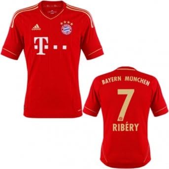 adidas FC Bayern Ribery Camiseta Home 2012, 176: Amazon.es: Deportes y aire libre