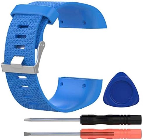Fitingran Fashion Strap for Fitbit Surge Strap, Silicone Adjustable Replacement Straps Accessories for Fitbit Surge Watch Fitness Tracker Wrist Band